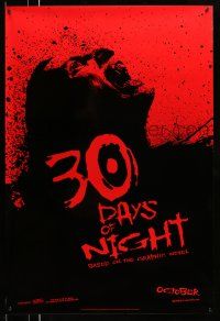1w008 30 DAYS OF NIGHT teaser DS 1sh '07 Josh Hartnett & Melissa George fight vampires in Alaska!