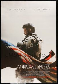 1w048 AMERICAN SNIPER advance DS 1sh '14 Clint Eastwood, Bradley Cooper as legendary Chris Kyle!