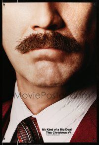 1w055 ANCHORMAN: THE LEGEND CONTINUES teaser DS 1sh '13 great close-up of Will Ferrell's 'stache!
