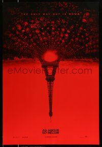 1w062 AS ABOVE SO BELOW teaser DS 1sh '14 found footage thriller, creepy Eiffel Tower image!