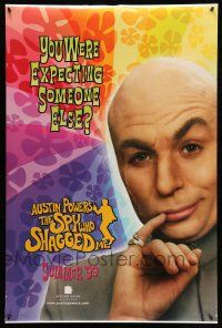 1w070 AUSTIN POWERS: THE SPY WHO SHAGGED ME teaser DS 1sh '97 Mike Myers as Dr. Evil!