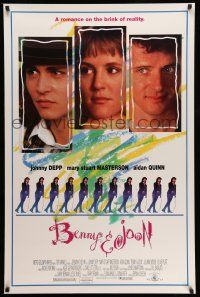 1w103 BENNY & JOON 1sh '93 Johnny Depp, Mary Stuart Masterson, Quinn, romance on the brink!