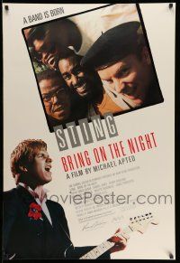 1w130 BRING ON THE NIGHT 1sh '85 Sting with guitar, directed by Michael Apted!