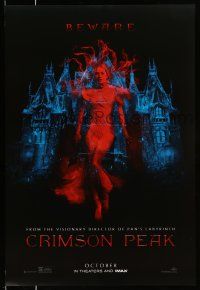 1w174 CRIMSON PEAK teaser DS 1sh '15 Guillermo del Toro horror, cool ghostly Mia Wasikowska