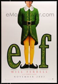 1w226 ELF teaser DS 1sh '03 Jon Favreau directed, James Caan & Will Ferrell in Christmas comedy!