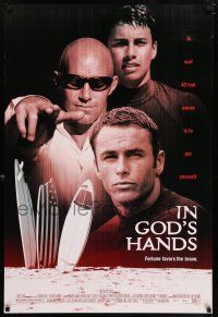 1w386 IN GOD'S HANDS DS 1sh '98 Zalman King directed, Shane Dorian, fortune favors brave surfers!