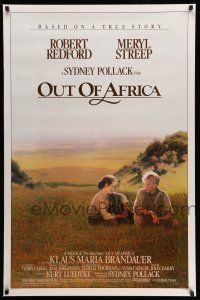 1w583 OUT OF AFRICA 1sh '85 Robert Redford & Meryl Streep, directed by Sydney Pollack!