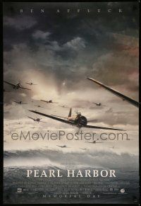 1w594 PEARL HARBOR advance 1sh '01 Michael Bay, World War II, B5N2 bombers flying in!