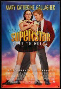 1w753 SUPERSTAR DS 1sh '99 SNL, Molly Shannon as Mary Katherine Gallagher, Will Ferrell!