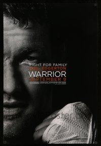 1w818 WARRIOR teaser DS 1sh '11 Joel Edgerton, Tom Hardy, mixed martial arts action!