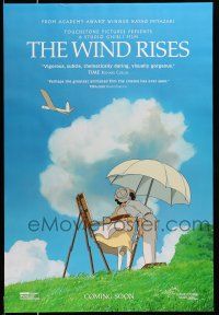 1w828 WIND RISES advance DS 1sh '13 Hayao Miyazaki's Kaze tachinu, cool anime image!