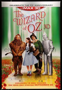 1w833 WIZARD OF OZ advance DS 1sh R13 Victor Fleming, Judy Garland all-time classic, rated PG!