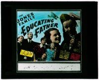 1x028 EDUCATING FATHER glass slide '36 Jed Prouty, Spring Byington, 2nd The Jones Family movie!