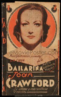 1x191 THIS MODERN AGE Uruguayan herald '28 different images of Joan Crawford, on her way to Paris!