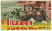 1x520 COMMAND Spanish herald '54 different image of Madison & Weldon taking cover under wagon!