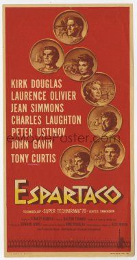 1x784 SPARTACUS Spanish herald '62 classic Stanley Kubrick & Kirk Douglas cool coin art!