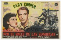 1x792 STORY OF DR. WASSELL Spanish herald '45 Gary Cooper, Laraine Day, Cecil B. DeMille, different