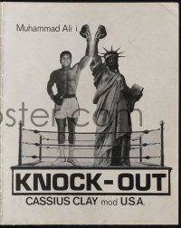 1x210 A.K.A. CASSIUS CLAY Danish program '70 images of heavyweight champion boxer Muhammad Ali!