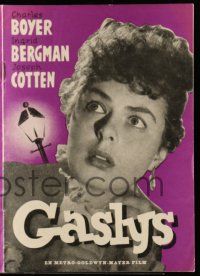 1x276 GASLIGHT Danish program '48 Ingrid Bergman, Joseph Cotten, Charles Boyer, different images!