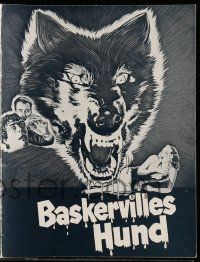 1x294 HOUND OF THE BASKERVILLES Danish program '59 Peter Cushing, Christopher Lee, different!