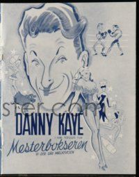 1x310 KID FROM BROOKLYN Danish program R63 Danny Kaye, sexy Virginia Mayo, different photos & art!