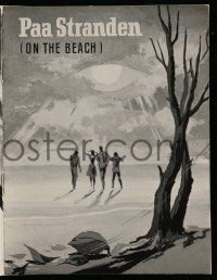 1x350 ON THE BEACH Danish program '60 Gregory Peck, Ava Gardner, Fred Astaire, Perkins, different!