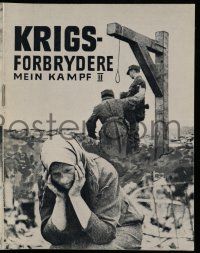 1x380 SECRETS OF THE NAZI CRIMINALS Danish program '62 Mein Kampf II, Swedish WWII documentary!