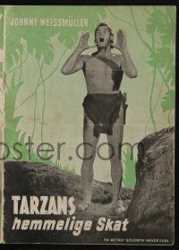 1x403 TARZAN'S SECRET TREASURE Danish program '46 Weissmuller, O'Sullivan & Sheffield, different!