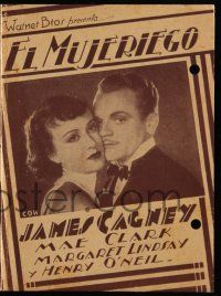1x147 LADY KILLER Uruguayan herald '33 racketeer James Cagney goes to Hollywood & becomes a star!