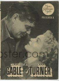 1x598 HOMECOMING Spanish herald '48 different images of Clark Gable & sexy Lana Turner!