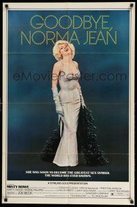 1y365 GOODBYE NORMA JEAN 1sh '76 great image of sexiest Misty Rowe as Marilyn Monroe!