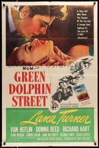 1y375 GREEN DOLPHIN STREET 1sh R55 sexy Lana Turner, Van Heflin, written by Samson Raphaelson