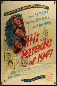 1y425 HIT PARADE OF 1947 1sh '47 Eddie Albert, Woody Herman, a great big wonderful show!