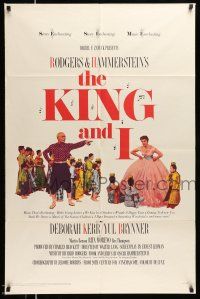 1y497 KING & I 1sh R65 art of Deborah Kerr & Yul Brynner in Rodgers & Hammerstein's musical!