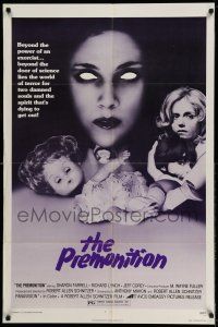 1y677 PREMONITION 1sh '75 beyond the power of an exorcist, damned souls dying to get out!