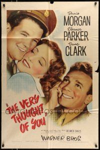 1y923 VERY THOUGHT OF YOU 1sh '44 Eleanor Parker, Dennis Morgan, Delmer Daves directed!