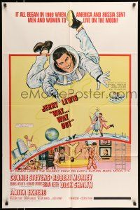 1y942 WAY WAY OUT 1sh '66 astronaut Jerry Lewis sent to live on the moon in 1989!