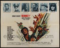 1z617 CHE 1/2sh '69 art of Omar Sharif as Guevara, Jack Palance as Fidel Castro!