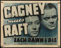 1z653 EACH DAWN I DIE 1/2sh R47 great image of prisoners James Cagney & George Raft!