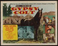 1z692 GYPSY COLT style B 1/2sh '54 Ward Bond, Frances Dee, young Donna Corcoran & wild stallion!