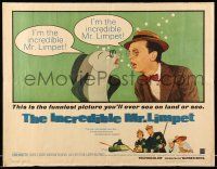 1z710 INCREDIBLE MR. LIMPET 1/2sh '64 wacky Don Knotts turns into a cartoon fish!