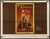 1z745 LIFE & TIMES OF JUDGE ROY BEAN 1/2sh '72 John Huston, art of Paul Newman by Richard Amsel!