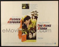 1z785 NUN'S STORY 1/2sh '59 religious missionary Audrey Hepburn in a gripping & dramatic story!