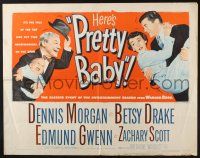 1z810 PRETTY BABY 1/2sh '50 Dennis Morgan, Betsy Drake, the tot who put honeymooners on the spot!