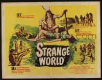 1z880 STRANGE WORLD 1/2sh '52 Estranho Mundo, Brazilian jungle documentary, cool images!