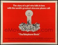 1z889 TELEPHONE BOOK 1/2sh '71 greatest obscene phone call, written & directed by Nelson Lyon!
