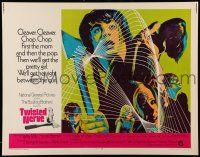 1z919 TWISTED NERVE 1/2sh '69 Hayley Mills, Roy Boulting English horror, cool psychedelic art!