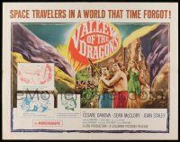 1z930 VALLEY OF THE DRAGONS 1/2sh '61 Jules Verne, dinosaurs & giant spiders in a world time forgot!