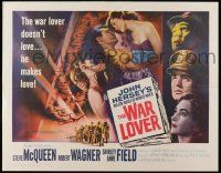 1z943 WAR LOVER 1/2sh '62 Steve McQueen & Robert Wagner loved war like others loved women!