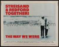 1z950 WAY WE WERE int'l 1/2sh '73 Barbra Streisand & Robert Redford walk on the beach!